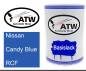 Preview: Nissan, Candy Blue, RCF: 500ml Lackdose, von ATW Autoteile West.